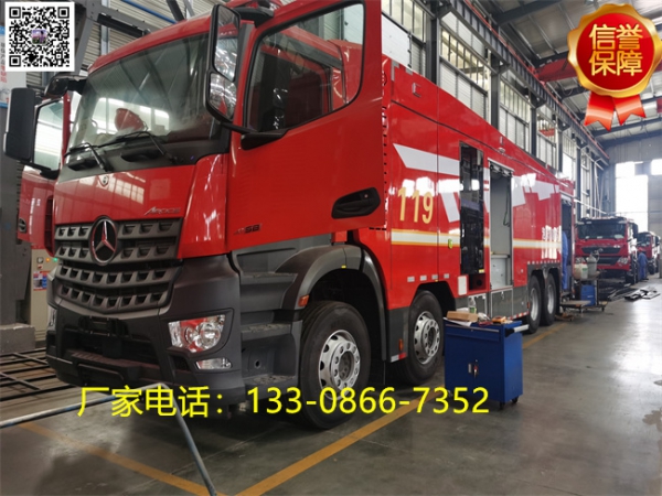  奔馳18噸水罐消防車(chē)（國(guó)六標(biāo)準(zhǔn)）